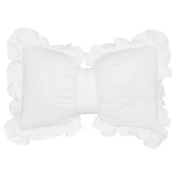 COUSSIN NOEUD FLEUR DE ROSE 30X50CM