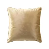 COUSSIN PASSEPOIL 45X45CM VELOURS UNI NORIA OCRE