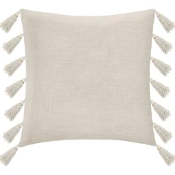 COUSSIN POMPON GYPSY IVOIRE 50X50CM