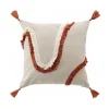 COUSSIN POMPON 40X40CM FANTAISIE MALORY TERRACOTA