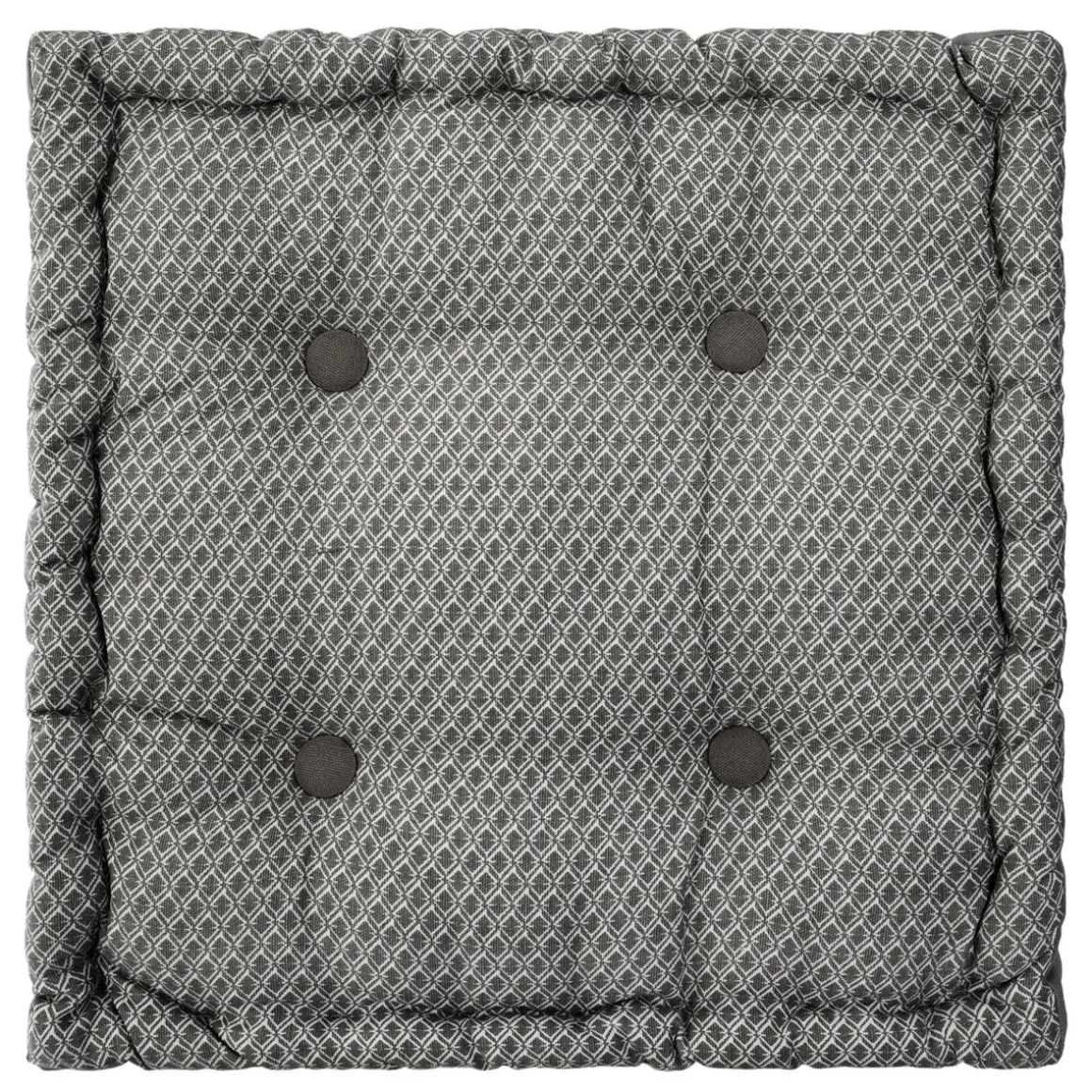 COUSSIN SOL OTTO GRIS 40X40X8CM