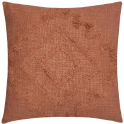 COUSSIN TUFTE INCA TERRACOTTA 40X40CM