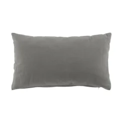 COUSSIN 30X50CM COTON TWILY GRIS