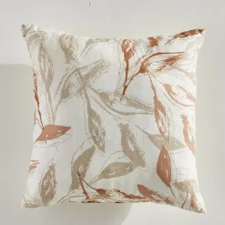 COUSSIN 40X40CM FLORALE TERRACOTTA