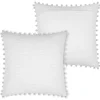 COUSSIN 40X40CM SANCHEZ BLANC