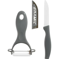 COUTEAU ET EPLUCHEUR CERAMIQUE ZIRCO