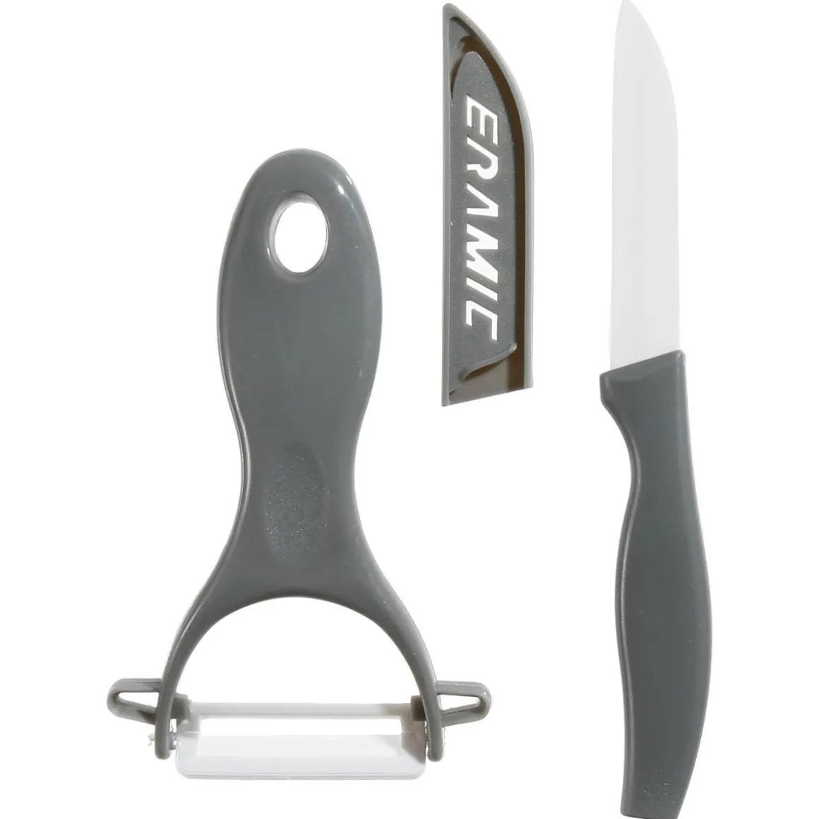 COUTEAU ET EPLUCHEUR CERAMIQUE ZIRCO
