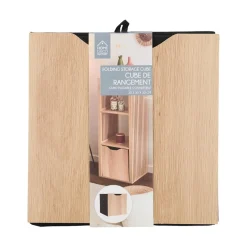 CUBE DE RANGEMENT PLIABLE KLAUS BALI 30X30CM