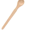CUILLERE A MOUTARDE EN BOIS NATUREL 13CM