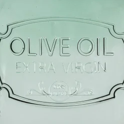 DAME JEANNE VERRE RECYCLE OLIVE TRANSPARENT H.42CM