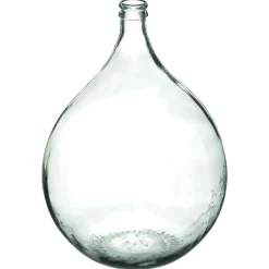 DAME JEANNE VERRE RECYCLE TRANSPARENT H.56CM