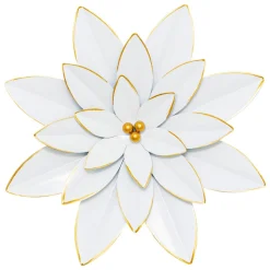 DECO MURALE FLEUR ALYA D.24.5CM X3 PIECES