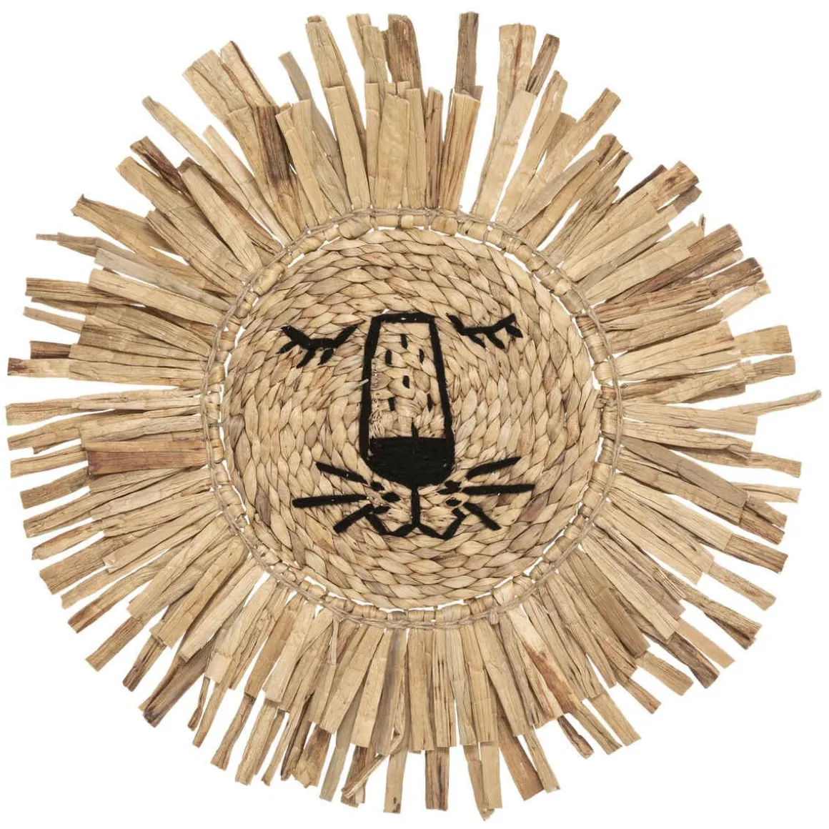 DECO MURALE TETE LION D.56CM