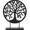 DECORATION A POSER NOIRE ARBRE VIE 22X28CM