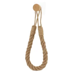 DEROULEUR PAPIER WC OU PORTE SERVIETTES CORDE BAMBOU