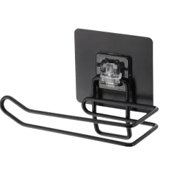 DEROULEUR WC METAL PEINT SUR CARTE ADHESIVE 3M NOIR MAT