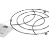 DESSOUS DE PLAT ROND METAL CHROME