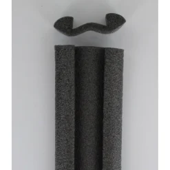 DESSOUS DE PORTE DOUBLE BOURRELET 93 CM NOIR