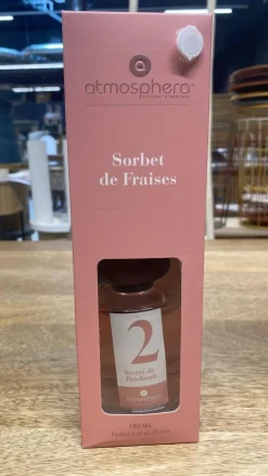 DIFFUSEUR VERRE NUMIA FRAISE 180ML