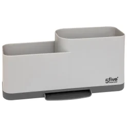 DISTRIBUTEUR A SAVON AVEC ORGANISEUR EVIER NEO GRIS