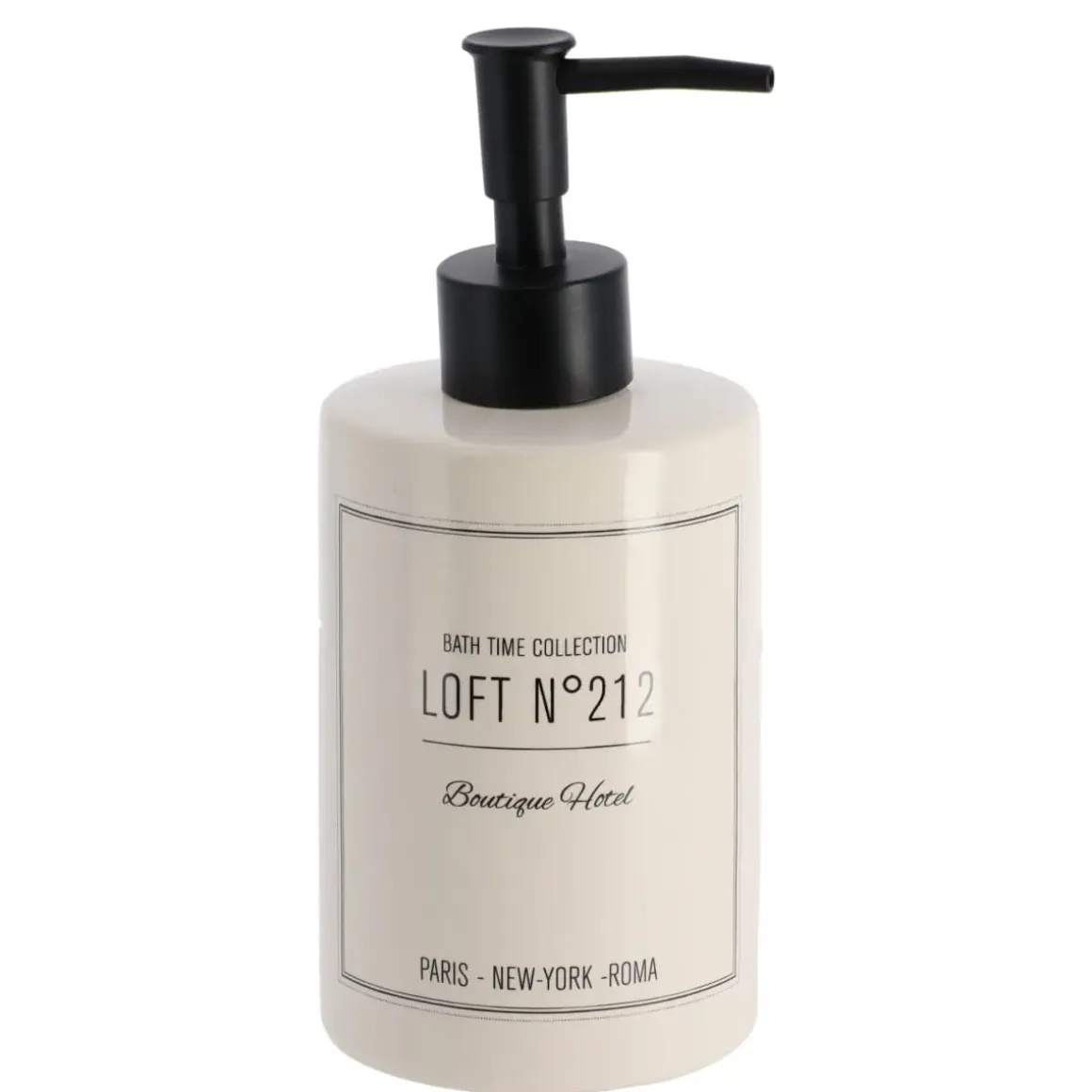 DISTRIBUTEUR A SAVON DOLOMITE ROND 320ML NEO RETRO BLANC
