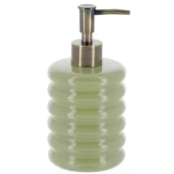 DISTRIBUTEUR A SAVON GRES FACON 70S VERT OLIVE 400ML