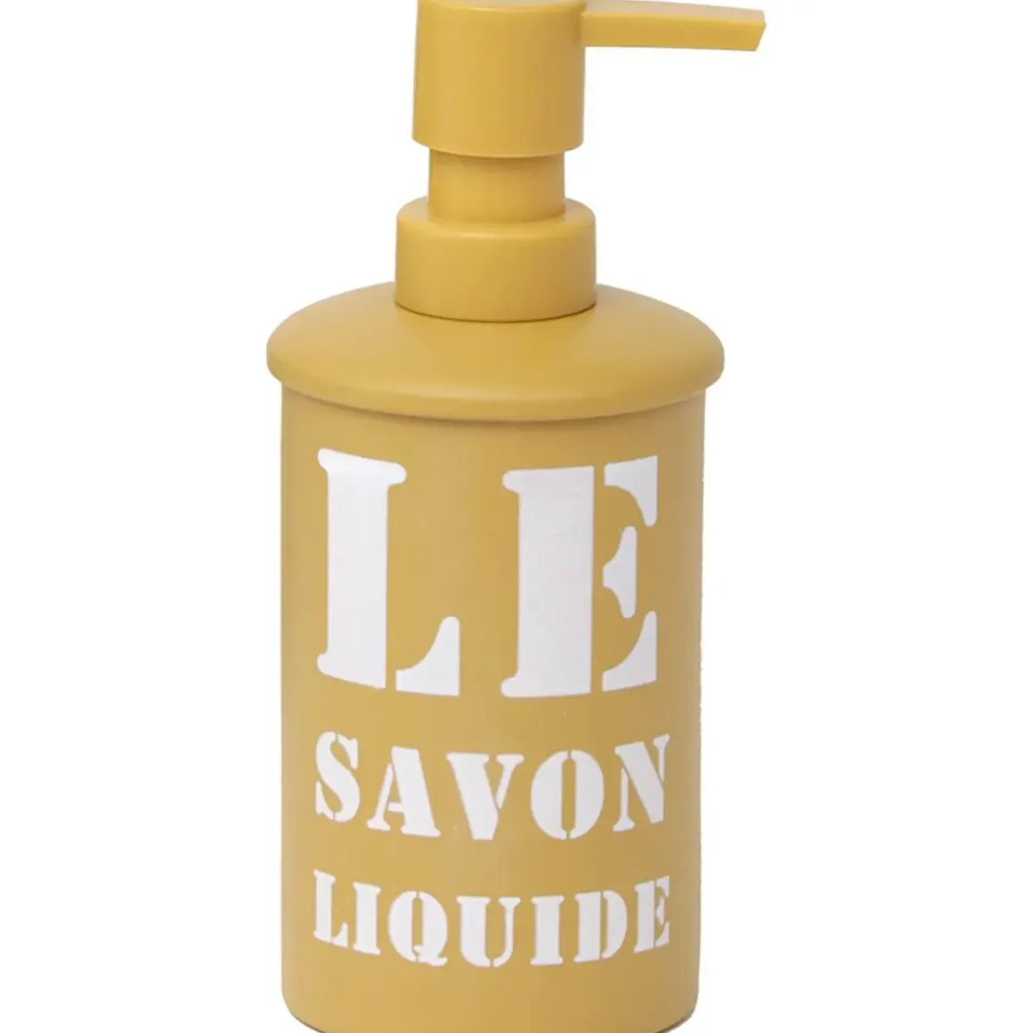 DISTRIBUTEUR A SAVON METAL MOUTARDE