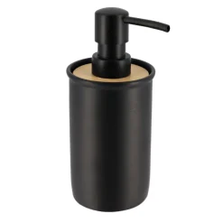 DISTRIBUTEUR A SAVON POLYRESINE BAMBOU 260ML NOIR