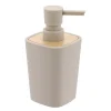 DISTRIBUTEUR A SAVON RUBBER BAMBOU 380ML BEIGE