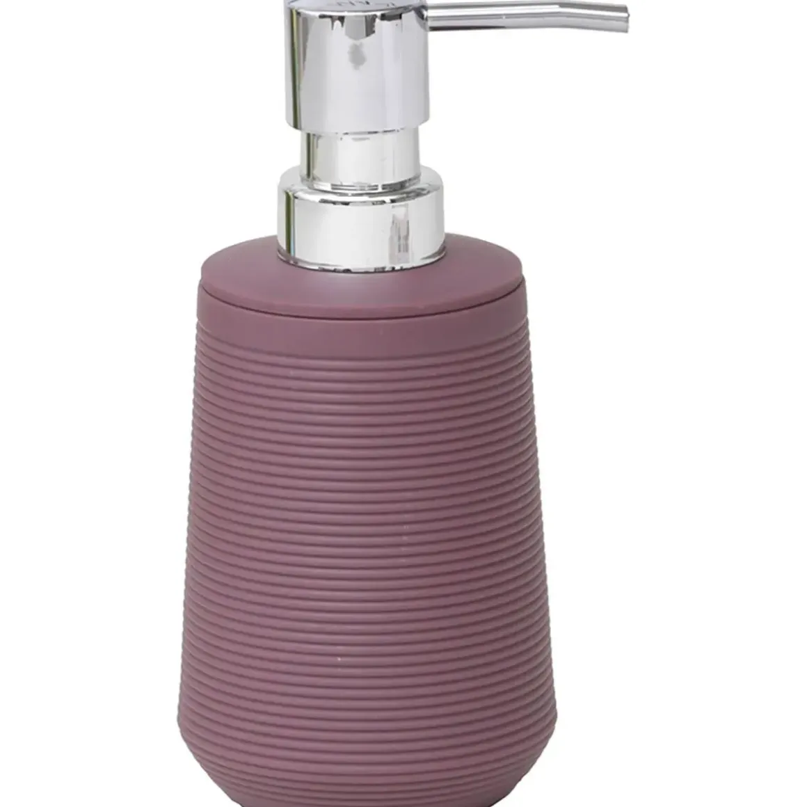 DISTRIBUTEUR A SAVON STRIE ABS ET RUBBER VIOLINE
