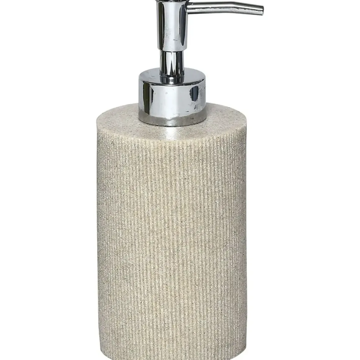 DISTRIBUTEUR A SAVON STRIE POLYRESINE NATUREL