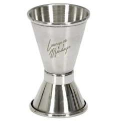 DOSEUR ALCOOL DOUBLE MESURE INOX 8CM M18