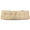 DOSSIER PALETTE BEIGE 120X40X22CM