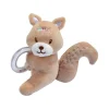 DOUDOU ANNEAU 7X9X12CM ECUREUIL FORET MAGIQUE
