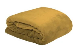 DOUDOU PLAID 130X160CM MOUTARDE