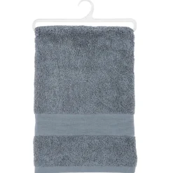 DRAP BAIN 450GR GRIS FONCE 100X150CM