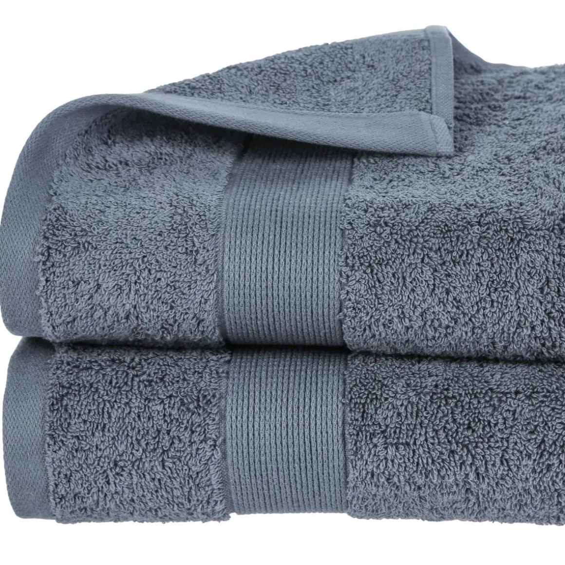 DRAP DOUCHE 450GR GRIS FONCE 70X130CM