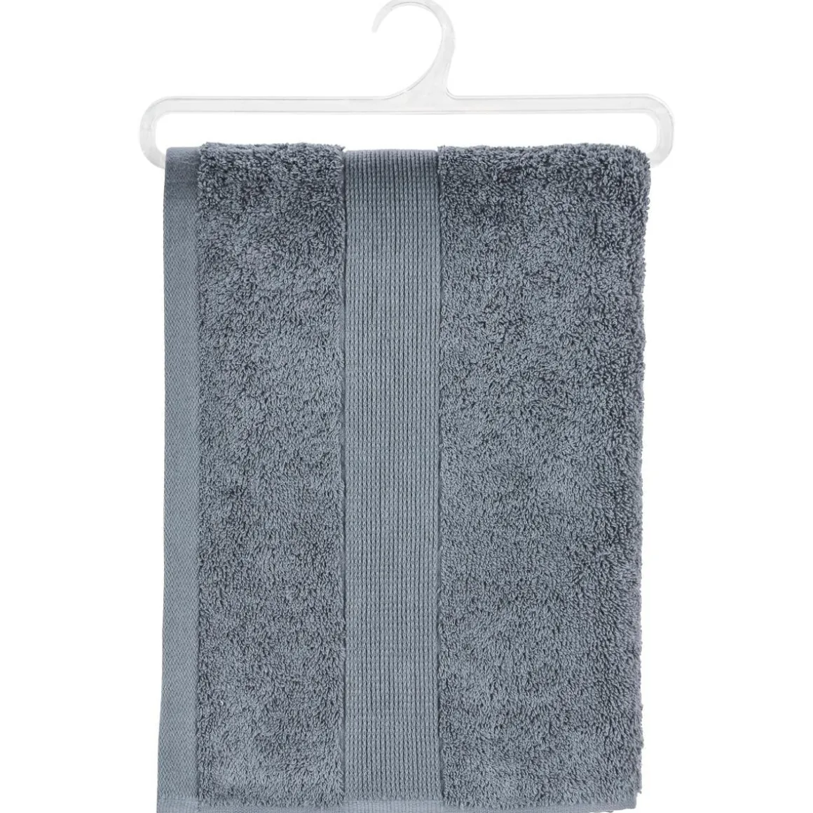 DRAP DOUCHE 450GR GRIS FONCE 70X130CM