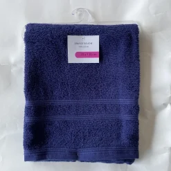 DRAP DOUCHE 70X130CM BLEU