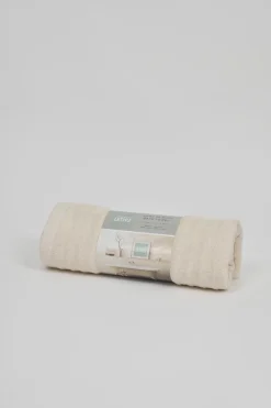 DRAP DOUCHE 70X140CM GENEVIEVE LETHU 550G CREME