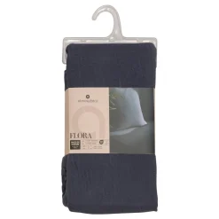DRAP HOUSSE GAZE DE COTON BLEU 160X200CM