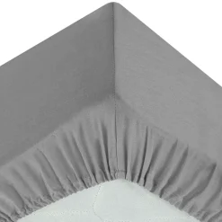 DRAP HOUSSE GRIS 160X200CM