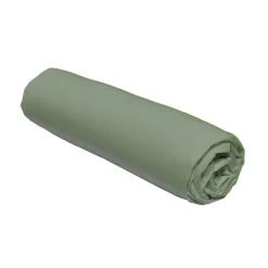 DRAP HOUSSE POLYESTER LAVE 140X200 ET 25CM SAUGE TODAY