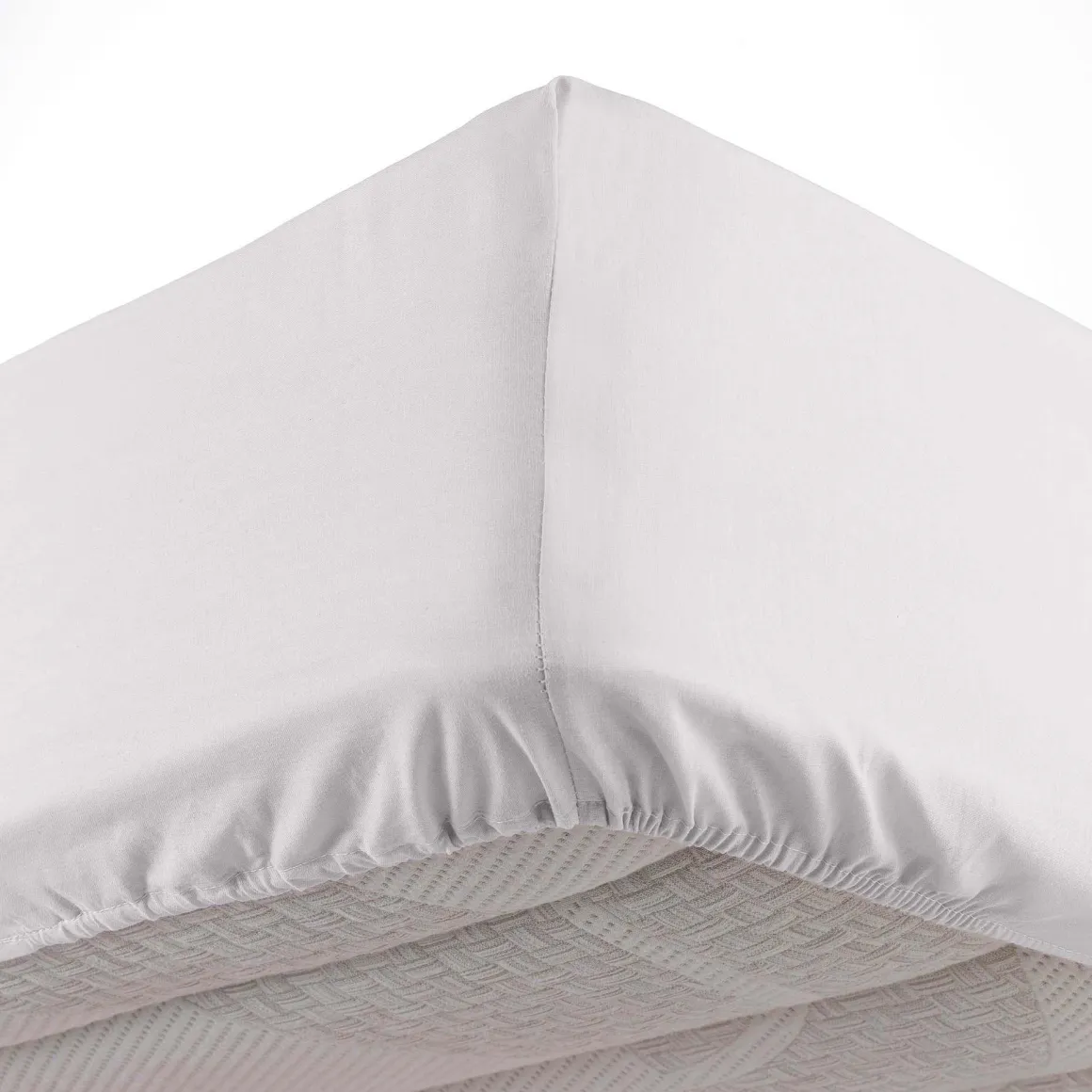 DRAP HOUSSE 90X190CM MICROFIBRE OSCAR BLANC