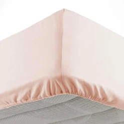 DRAP HOUSSE 90X190CM MICROFIBRE OSCAR NUDE