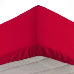 DRAP HOUSSE 90X190CM MICROFIBRE OSCAR ROUGE