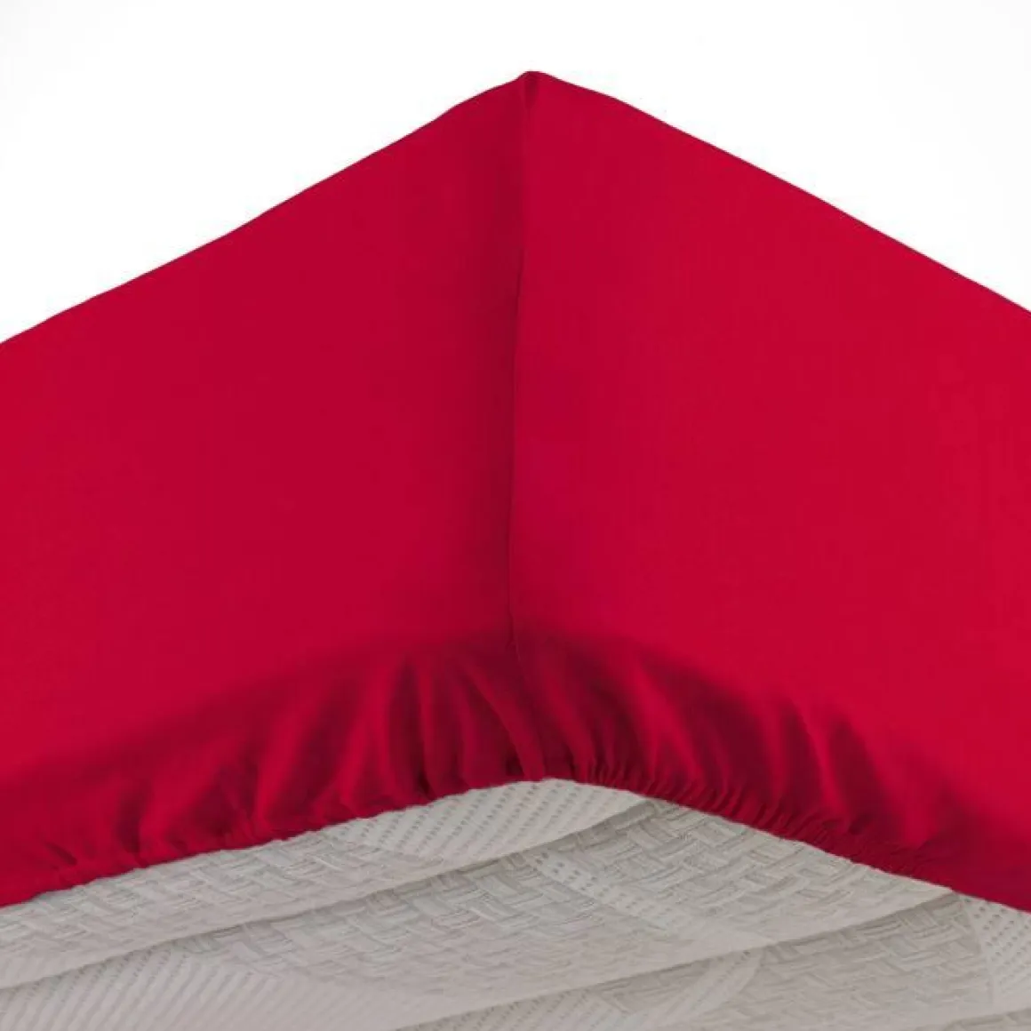 DRAP HOUSSE 90X190CM MICROFIBRE OSCAR ROUGE