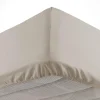 DRAP HOUSSE 90X190CM MICROFIBRE UNIE OSCAR NATUREL