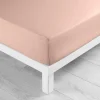 DRAP HOUSSE 90X190CM UNI 57 FILS LINA ROSE