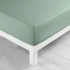 DRAP HOUSSE 160X200CM UNI 57 FILS LINA SAUGE